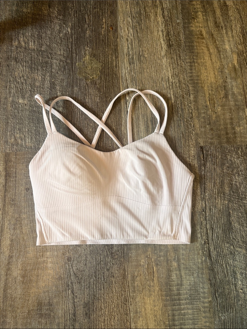 Lululemon like a cloud bra pink size 4